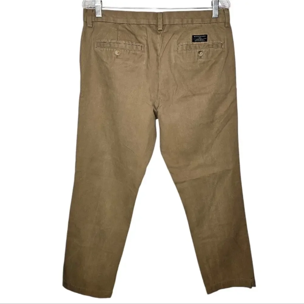 Banana Republic Aiden Chino Flat Front Pants 32/30